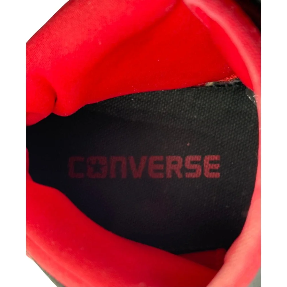 Converse Chuck Taylor All Star High Street Black Red Mens 7 Mid Top 146231C - Picture 4 of 9